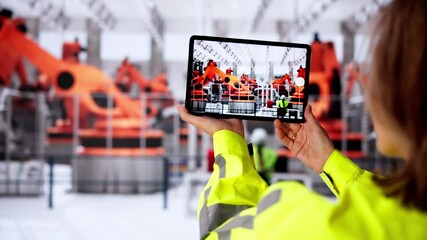Poster - Technician Doing Industrial Inspection