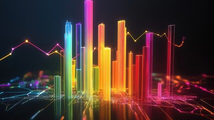 Poster - Colorful Data Visualization for Digital Insights