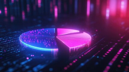 Poster - Colorful Data Visualization with Digital Elements
