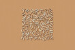 © Yaroslav Danylchenko/Stocksy - English alphabet set in classic font squarely isolated in studio