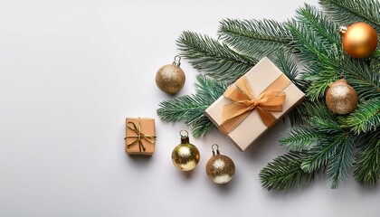 Wall Mural - christmas tree and gift box