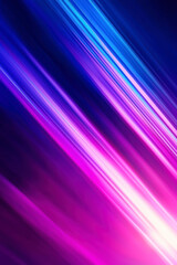 Fototapete - Vertical Glowing Abstract Background with Colorful Rays Neon lines zoom purple violet and blue.