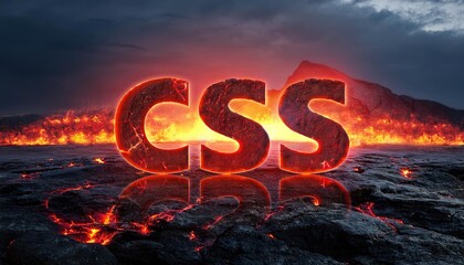Poster - CSS Design Techniques for Fire-themed Graphics