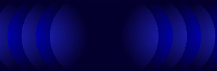 Abstract background with blue gradient and curves.