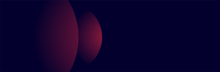 Abstract background with dark blue and red gradient with two slightly overlapping curved shapes.