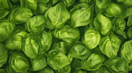 Poster - A vibrant collection of freshly picked lettuce, dill, and basil showcases their lush green colors in a sunny garden setting. Generative AI