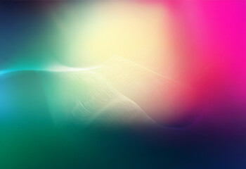 Aufkleber - Abstract background featuring a gradient of soft, blended colors in hues of blue, green, yellow, and pink.