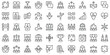 © Pixset Pro - Set of thin line team management Icons. Vector illustration