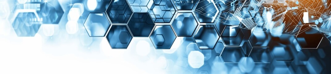 Aufkleber - Modern Tech Background with Financial Symbols and Online Shopping, Advanced Digital Network, Data Analysis, Cloud Computing, Business Intelligence, Software Development, Online Connectivity
