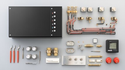 Poster - Industrial Control System Components and Tools Layout