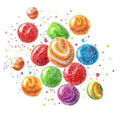 Poster - sugar gummy candy isolated PNG