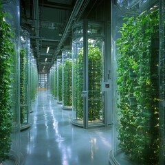 Poster - Innovative research in modern hydroponics exploring nutrient film technology for sustainable agriculture