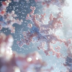 Poster - Isolated Abstract Illustration with Particle Effects