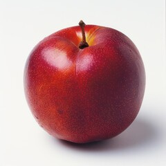 Wall Mural - Blemishd apple on a white background.