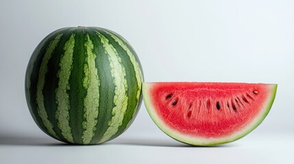 Vibrant watermelon a fresh and juicy delight for summer snacks and refreshing desserts