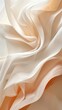 © Boomanoid - White and peach sheer fabric draped