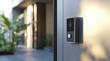 Poster - Modern security exploring the role of smart doorbell cameras in enhancing home safety and convenience