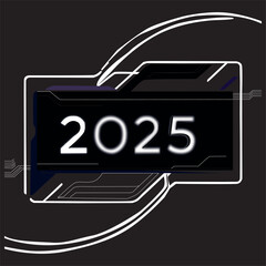 let 2025 be celebrated in a beautiful way year, new, 2025, happy, party, gold, eve, black, 