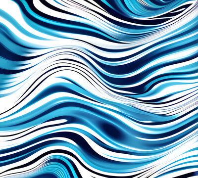 Blue and colorful wavy dynamic motion graphics. light motion shape curve. wavy banner template. background texture, neat cracks, 8k quality. generative ai	