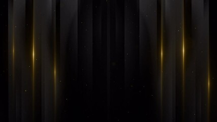 Wall Mural - Gold particles golden dust bokeh event awards trailer titles cinematic concert openers luxury celebration background loop