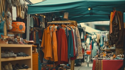 Fototapete - Write about the impact of vintage markets.