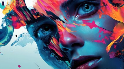 Aufkleber - Write about the use of digital art in advertising.