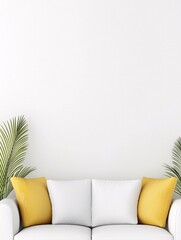 Poster - Two modern apartments with different rental costs, interiors styled luxuriously and modestly, labels showing price per month, editorial photography with clean, sharp details
