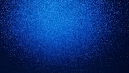 Wall Mural - blue gradient background grainy glowing blue light on dark backdrop noise texture effect