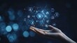 © MSH - A hand holding an AI icon with a digital technology icons
