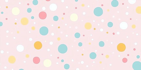 Soft Pastel Polka Dot Background Design