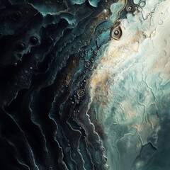 Canvas Print - background with planet
