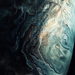 Canvas Print - background with planet