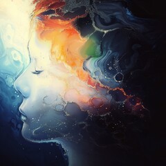 Wall Mural - background with space