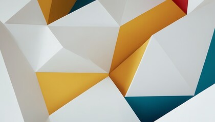 Aufkleber - background with geometric shape element and blank space design,Abstract Geometric Pattern Artwork. Retro colors and white background.