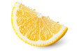 © Oksana_Latysheva - A slice of  juicy lemon with droplets, isolated on white background