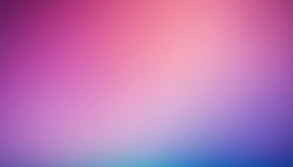 Canvas Print - dark purple pink blue color gradient background blurred neon color flow, grainy texture effect, futu