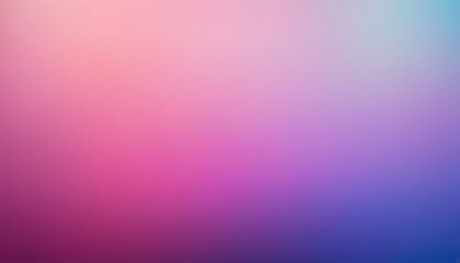 Canvas Print - dark purple pink blue color gradient background blurred neon color flow, grainy texture effect, futu