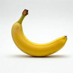 banana on white background