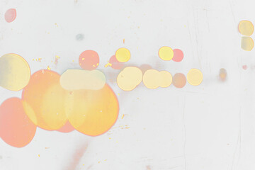 Poster - Abstract blurred bokeh lights with a vintage aesthetic.