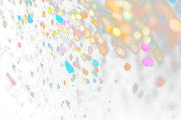 Aufkleber - Abstract bokeh transparent  background with colorful lights blurred.