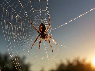 spider on the web