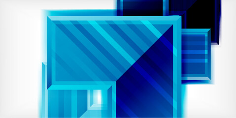 Poster - Arrow symbols created with 3d effects and line texture geometric abstract background