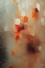 Wall Mural - Surreal Abstract Digital Artwork with Pixelated Design