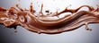 © Alienmarsh - A smooth splash of chocolate creating an artistic and appetizing visual effect.