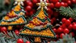 © Pannee - Colorful Beaded Christmas Tree Decorations