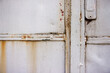 © Janiel Kaffe - Detail of metal gate joint. Rust in the joints of the structure and iron plates. Background, texture, metal gate, joint detail, construction, weld, color, rust.