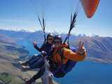 Paragliding in the mountain