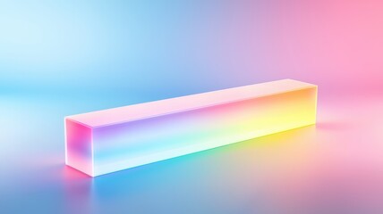 Poster - Vibrant Shiny Bars with Colorful Contrasts