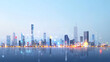 © Pangsiri - Smart city skyline with connected sensors and pollution tracking technology