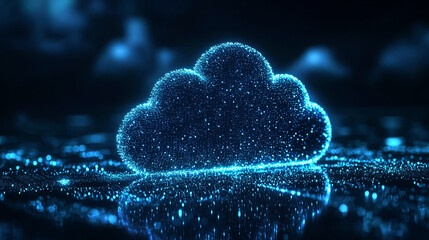 Aufkleber - loud technology concept with abstract digital background	
